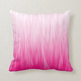 Soft Pink Feathers Pillow