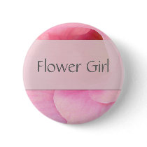 Soft pink Flower Gril Button by perfectpostage Soft pink Flower Gril Button