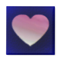 Soft Pink Heart magnet