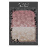 soft pink & ivy border stationery