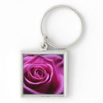 Soft Pink Rose keychain