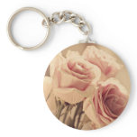 Soft Pink Roses Keychain keychains