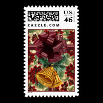 Soft Poinsettias stamps