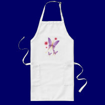 Soft Purple Butterfly Aprons aprons