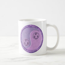 Soft Purple Yin Yang Coffee Mug