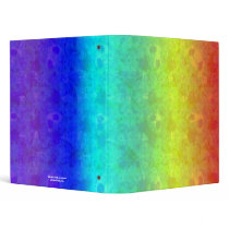 Soft Rainbow 1" Art Binder
