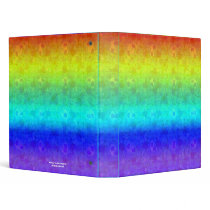 Soft Rainbow 1" Art Binder