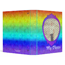 Soft Rainbow Customizable 1" Photo Binder