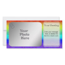 Soft Rainbow PhotoCard Template