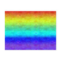 Soft Rainbow Postcard