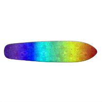 Soft Rainbow Skateboard by wingedturtle Soft Rainbow Skateboard