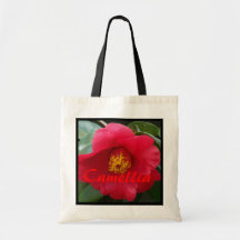 Soft Red Camellia Bag