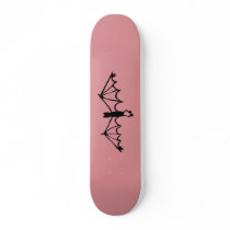 Soft Red Funny Little Bat skateboards