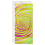 soft rose swirl pattern rack card template