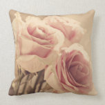 Soft Roses 20x20 Throw Pillow pillows