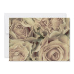 Soft Roses Bouquet Save Date/Invitation blank