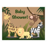 Soft Safari Baby Shower Invitation invitations