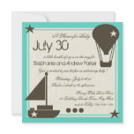 Soft Sails Baby Shower Personalized Invites