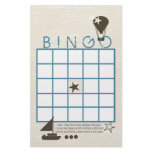 Soft Sails Bingo Shower Game stationery
