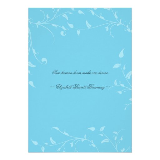 Soft Vines Wedding Invitation
