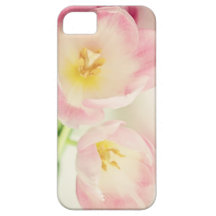 Soft Vintage Pink Tulips iPhone 5 Cover