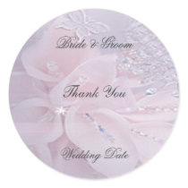 Soft Wedding Thank You Sticker by elenaind Soft Wedding Thank You Sticker
