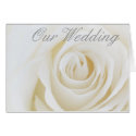 Soft White Rose, Our Wedding cards by DoodleBugTees Soft White Rose, Our Wedding cards