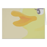 Soft Yellow Duck With Big Bill Greeting Card