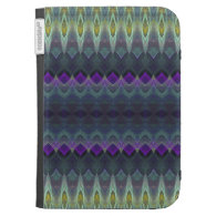 Soft Zigzag Stripes Kindle 3 Cover