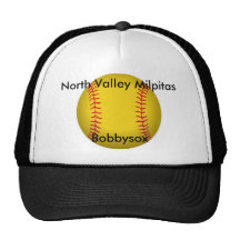 softball2, North Valley Milpitas Bobbysox Hats