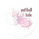 Softball Babe stickers