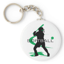 Softball - Batter Keychain