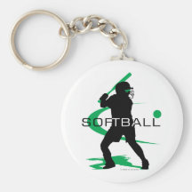 Softball - Batter Keychain