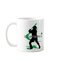 Softball - Batter Coffee Mugs