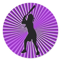 Softball Batter Sticker