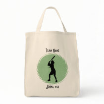 Softball Batter Tote Bag