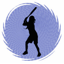 Softball Batter Wall Sculpture photo sculptures