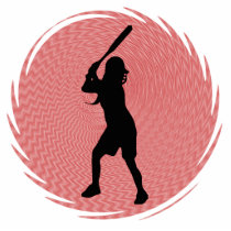 Softball Batter Wall Sculpture photo sculptures