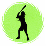 Softball Batter Wall Sculpture Photo Sculpture