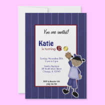 Softball Birthday Invitation