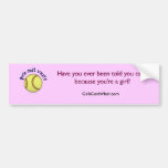 Softball-Blue Bumper Stickers