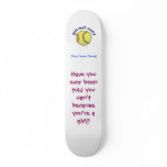 Softball-Blue Custom Skate Board