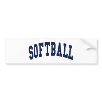 Softball bumper stickers by republicofsport Softball bumper stickers
