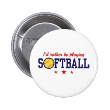 Softball Buttons