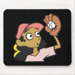 Softball Catch Mousepads