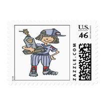 Softball Champion Postage Stamp