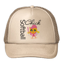 Softball Chick Hat