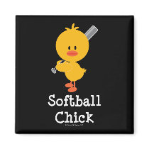 Softball Chick Magnet