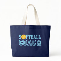 Softball Coach Canvas Bag