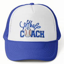 Softball Coach Mesh Hat